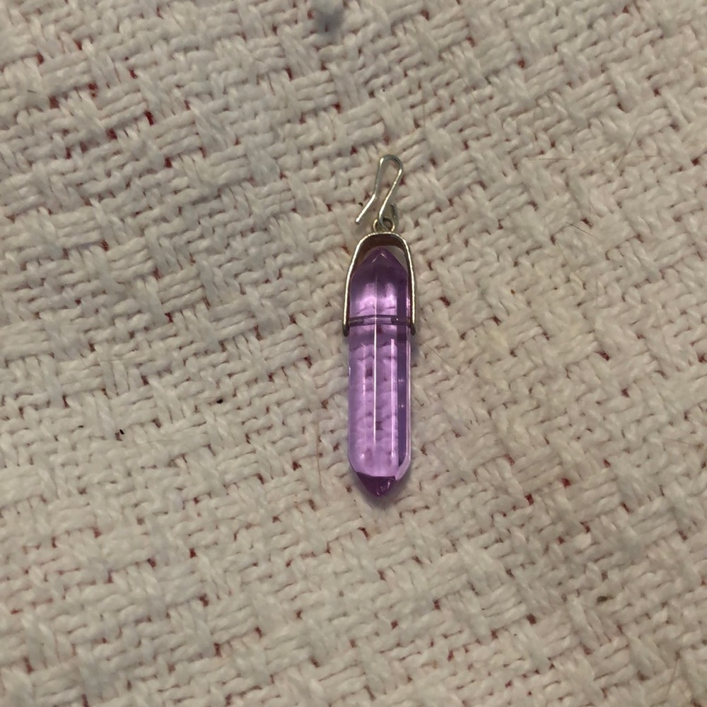 Alex and Ani purple charm